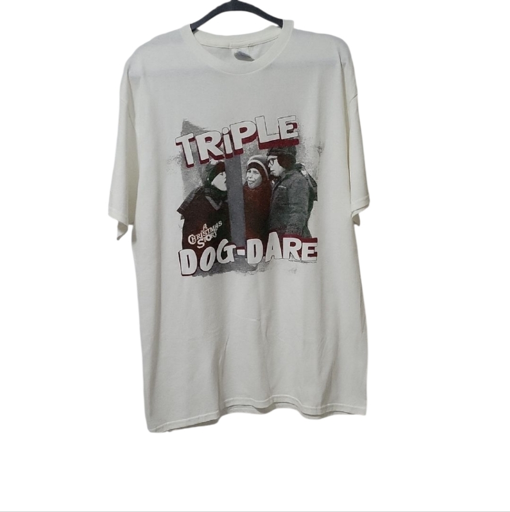 A Christmas Story Triple Dog Dare Unisex Shirt- XL